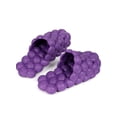 thumbnail image 3 of ABBYSQURE Women's Bubble Cloud Slides Men's Indoor and Outdoor Slippers Cute Summer for House Shower Non-Slip Massage Sandals - Purple, 3 of 4