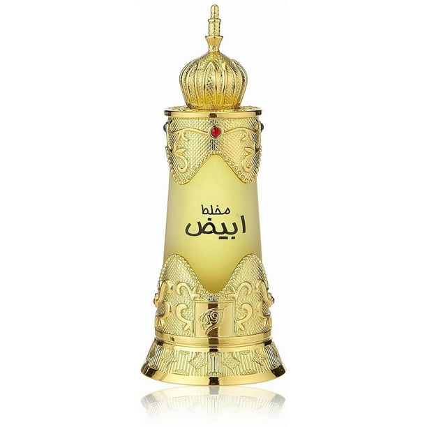 Perfume Afnan Mukhallat Abiyad, aceite concentrado, 20 ml, unisex