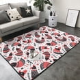 thumbnail image 3 of Area Rugs For Living Room Decor - Cute Chickens Soft Anti Slip Throw Washable Rugs 5x7 For Bedroom, Indoor Carpet For Bedroom Living Room 80x58In, 3 of 7