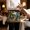 Green Orange, variant on Open Window Waitress Apron with 3 Pockets, Country Farmhouse Garden Botanical Pavilion Server Aprons Waterproof Kitchen Restaurant Half Waist Apron for Men Women