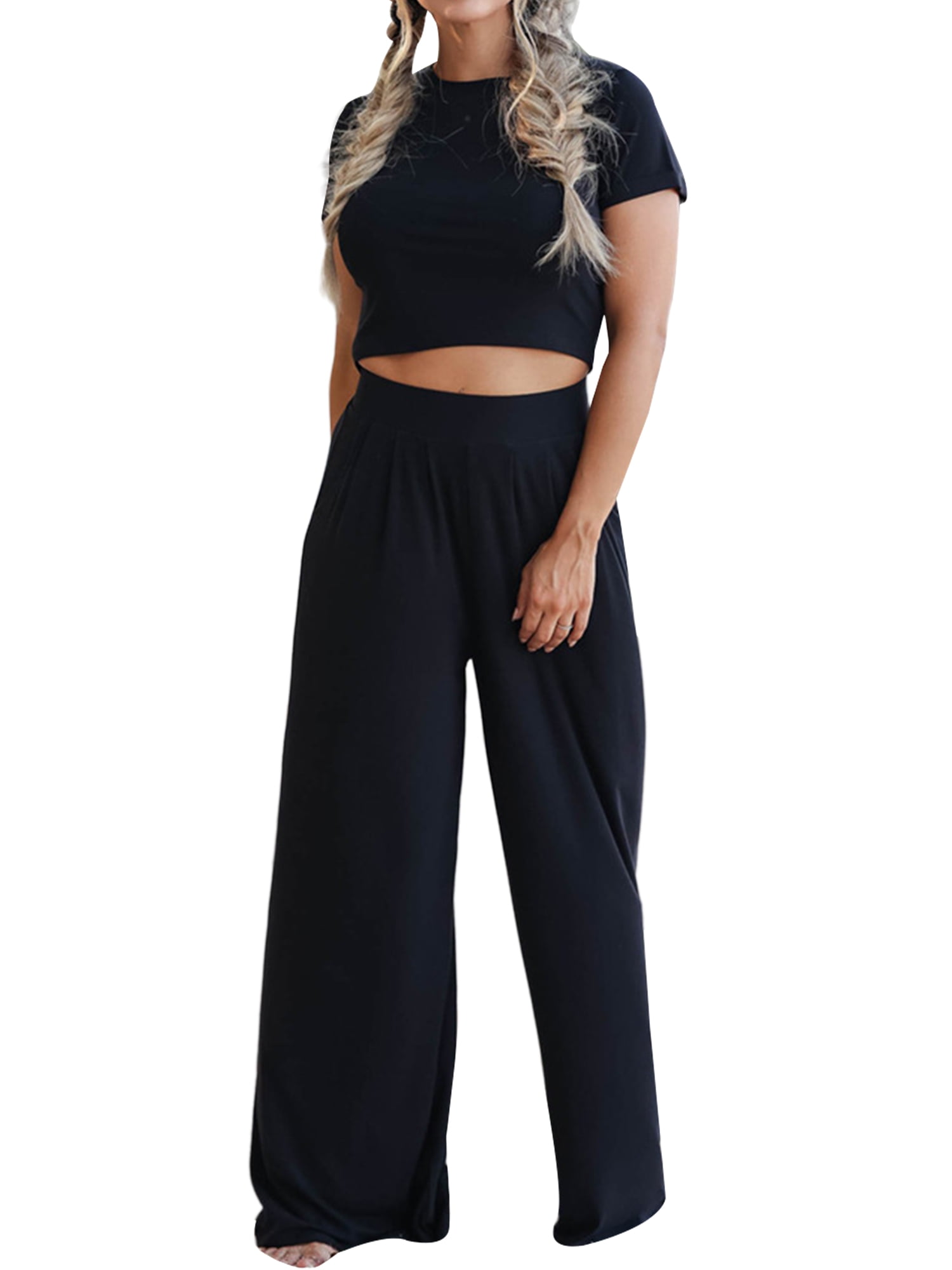 Short Sleeve Jogger Loungewear Outfits 