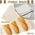 thumbnail image 3 of NOGIS 2Pcs Professional Bakers Couche Extra Large 18x30 Inch,Heavy Duty Linen Pastry Proofing Cloth for Bread Dough Baking,Thick Baking Bread Cloth for Baguettes,Loaves, 3 of 7