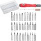 thumbnail image 3 of 32 In 1 Screwdriver Set Magnetic Precision Screwdriver Bits Repair Ratchet Screw Driver For Phone Laptop Non-slip Hand Tool, 3 of 5