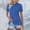 Blue, variant on Holzkary Women's Golf Polo Shirts Short Sleeve Button Lapel Collared Summer Tops Business Casual Basic Tees Tennis Golf Shirts for Women Quick Dry Collared Polos T Shirts Loose Fit Blouses Blue L