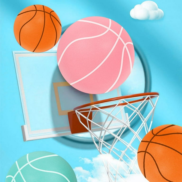 Diameter 18cm Silent Basketball Foam Sports Ball Indoor Mute Basketball