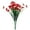 Red, variant on Gustave 4 Bundles Artificial Flowers Fake Plants Faux UV Resistant Violets Flowers Plastic Shrubs Indoor Outdoor Decorations Garden Home Decor, Purple