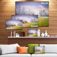 thumbnail image 3 of Beautiful Foggy Autumn Sunset - Large Landscape Canvas Art Print, 3 of 4