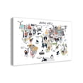 thumbnail image 2 of Creative Products Animal World Map 24x36 Canvas Wall Art, 2 of 5