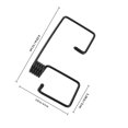 thumbnail image 2 of Homoyoyo 2Pcs Windshield Wiper Part .8X6.3X1.2In Wiper Arm Pressure Spring Replacement, 2 of 8