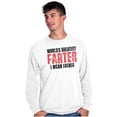 thumbnail image 5 of Worlds Greatest Father I Mean Farter Men's Long Sleeve Tee T Shirt Brisco Brands S, 5 of 5
