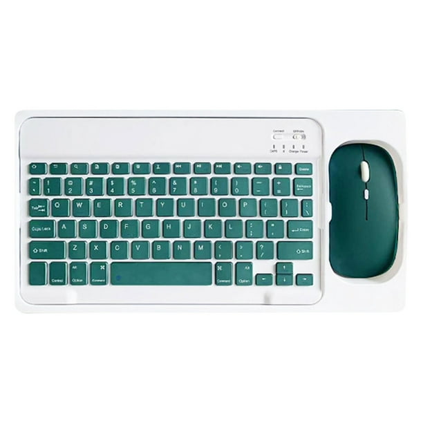 Teclado Bluetooth Pisexur para teléfonos móviles y tabletas, teclado y ratón inalámbricos magnéticos con control mágico, organizador de electrónica para niños.