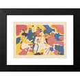 thumbnail image 2 of Wassily Kandinsky 14x11 Black Modern Framed Museum Art Print Titled - Sounds Pl. 19 (1913), 2 of 5