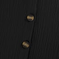 thumbnail image 6 of Shirt Dresses for Women Long Sleeve Button Down Collared Loose Fit Midi Dress Spring Work Dress with Pockets, 6 of 6