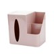 thumbnail image 4 of unbranded Caja De Pañuelos Plástica Rosa Para Almacenamiento En Hogar Y Oficina, 4 of 8