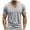 Gray, variant on V Neck Solid Color Tee for Men Short Sleeve Casual Shirt Summer Graphic Tunic Shirts Men Sale Clothing