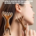 thumbnail image 3 of Corne de Cerf six Griffes Usage Domestique Masseur de Tête Petit Râteau Peigne Méridien du Cuir Chevelu, 3 of 8