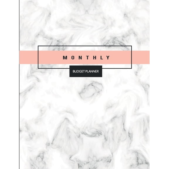 Budgeting Finance Plan: Monthly Budget Planner: Undated Budget Planner, Personal Finance Budget Plan. Marble Design (Paperback)