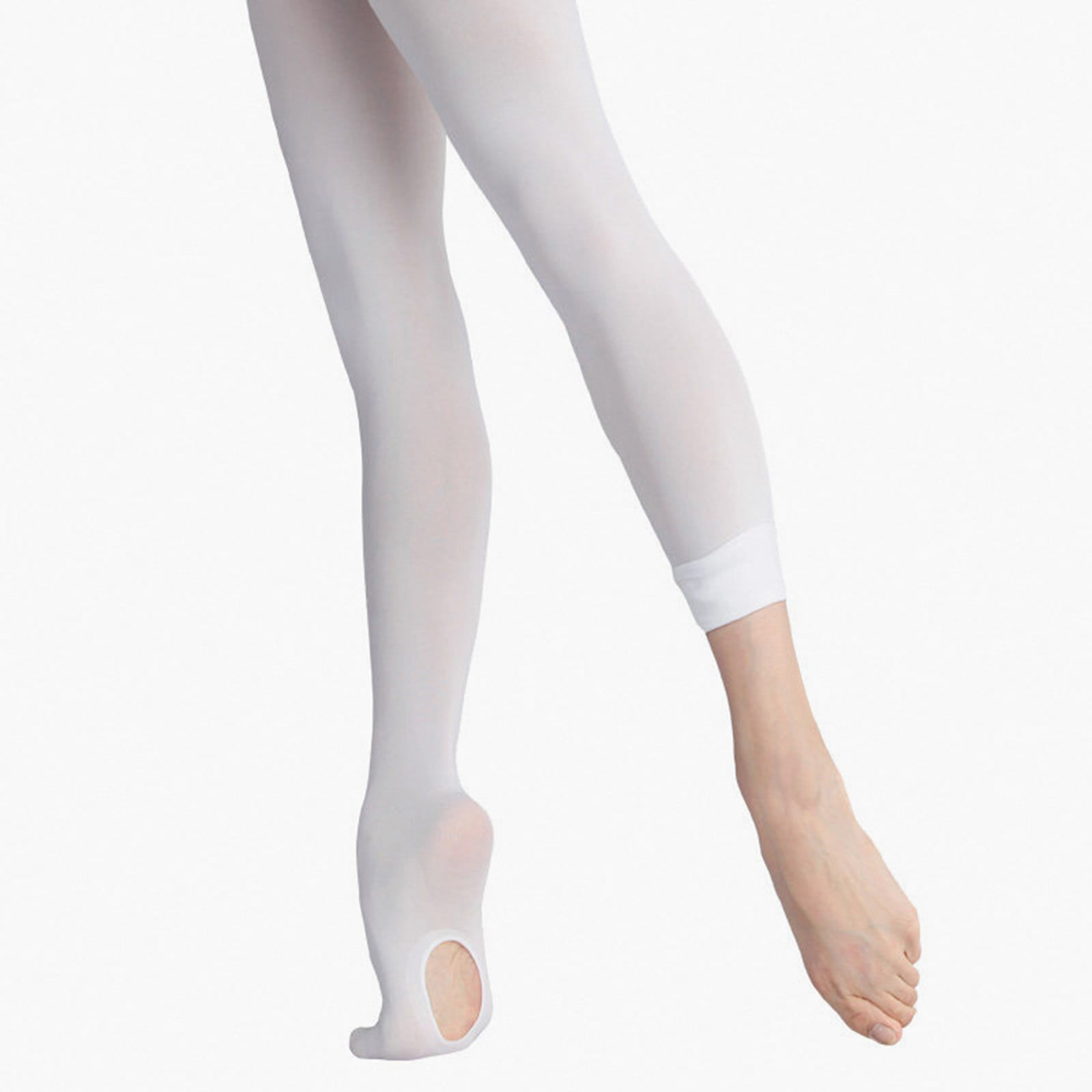 OVINYER Toddler Ballet Tights Girls Dance Tights Convertible Tight