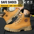 thumbnail image 3 of Steel Toe Boots for Women Safety Boots Men Indestructible Composite Toe Boots Lightweight Construction Work Shoes, 3 of 5
