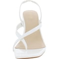 thumbnail image 5 of Guess Womens Saily Faux Leather Slip On Slingback Heels, 5 of 5