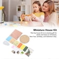 thumbnail image 5 of Miniature House Kit 1:24 Easy Assembly High Safety Wood Hand Eye Coordination Dollhouse Kit for Kids Adults Teens, 5 of 5