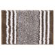 thumbnail image 1 of Alfombra de baño REGALWOVEN, extra suave y absorbente, alfombras de baño de microfibra esponjosa, tapete de piso antideslizante a rayas marrón 16" x 24", 1 of 6