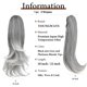 thumbnail image 3 of Extensión de cola de caballo Youngways para cabello sintético de 18 pulgadas, 3 of 7