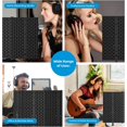 thumbnail image 2 of Temgcuam Microphone Isolation Shield &acirc; Foldable & Adjustable Soundproof Panel for Recording, Podcasting, Vocal Booth, Studio, 2 of 6