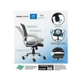 thumbnail image 6 of Boss Office Products Mesh Task Office Chair with Pewter Finish and Casters, Black, 6 of 10