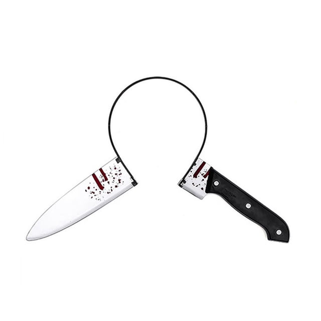 Toystoory Espeluznante diadema de tijeras y cuchillo de Halloween para cosplay, bonita decoración para llamar más la atención entre la Kits de decoración para fiestas No.2