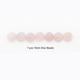 thumbnail image 3 of Rose Quartz Disk Beads - 15mm - 7 pcs., 3 of 3