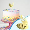 thumbnail image 1 of QIPOPIQ Heart Cake Decoration Acrylic Dessert Charm Wedding Decorations, 1 of 7