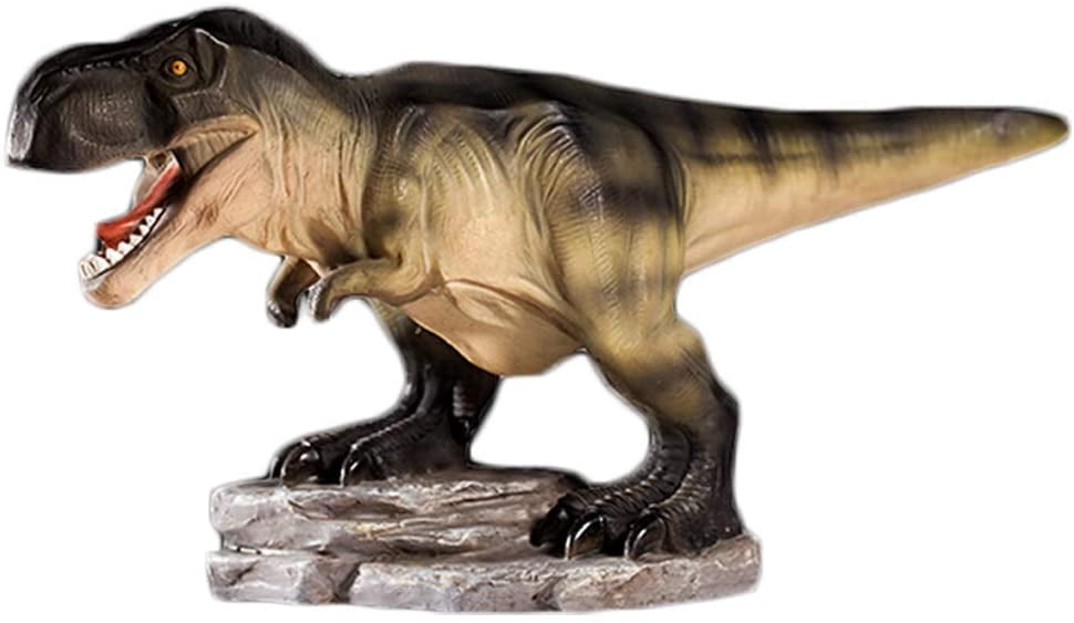 HAHDAXIA Tyrannosaurus Resin Piggy Bank Simulation Dinosaur Coin Bank Boy Gift Home Decoration