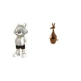 thumbnail image 1 of Estatua de , adorno de mesa, figura decorativa moderna y creativa para chimenea, estante, escritorio, regalo de inauguración de la casa, rec, 1 of 8