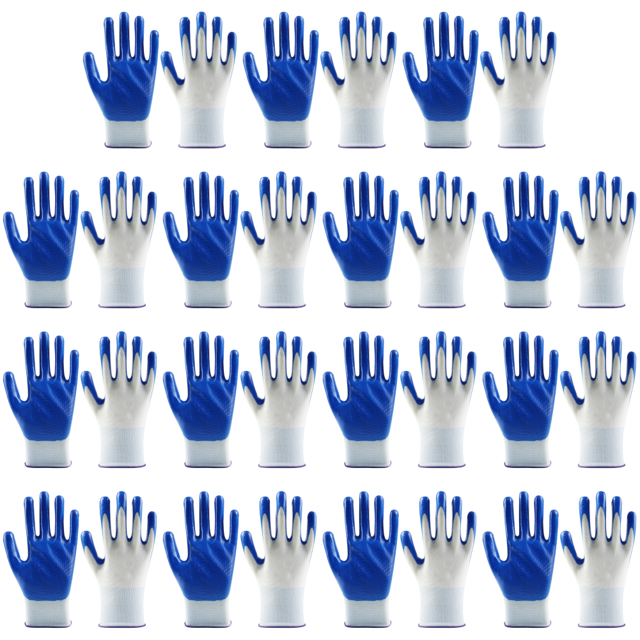 Guantes Nitrilo Seguridad para El Desgaste Sin Deslizamiento Protección Laboral