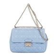 thumbnail image 1 of Pre-Owned Christian Dior Light Blue Miss Dior Wallet On Chain Shoulder Bag Cannage Leather, 1 of 10