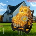 thumbnail image 4 of Hearth & Gear Stylish Owl Decorative Plug Unique Design Personality To Your Home—an Eye Catching Must Have! Metal Holder Yard Signs Letters And Numbers Birthday Yard Signs with Wooden Garden 4ft Name, 4 of 5