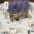 thumbnail image 2 of Decoración de flores artificiales 2 piezas Lavanda Planta artificial Plantas de balcón Planta verde Flores artificiales Flores de plástico para jardín en maceta Balcón Decoración de la boda TUNC Sencillez, 2 of 5