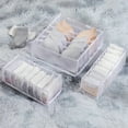Windfall Underwear Drawer Organizer Divider Set, Foldable Underwear Storage Compartment Box for