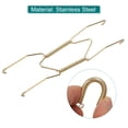 thumbnail image 4 of Uxcell 12Pcs Plate Hanger, Stainless Steel Invisible Wall Plate Hangers 8 inch, 4 of 6
