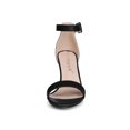 thumbnail image 2 of BLISSFUL STEP Women's Chunky Heel Open Toe Ankle Strap Sandals, 2 of 7