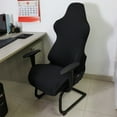 thumbnail image 2 of tredstone Chair Looking New Washable And Removable Universal Chair Cover Easy To Install Black, 2 of 6