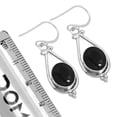 thumbnail image 3 of 925 Sterling Silver Earring Natural Black Onyx Handmade Jewelry, 3 of 4