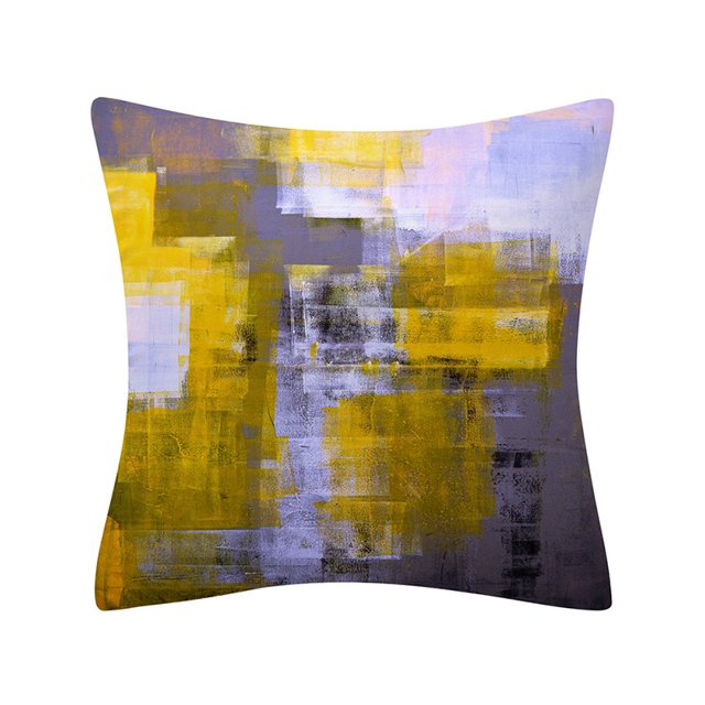 2 Pcs Abstract Pillowcase Throw Pillow Case Sofa Seater, 40*40cm, #12