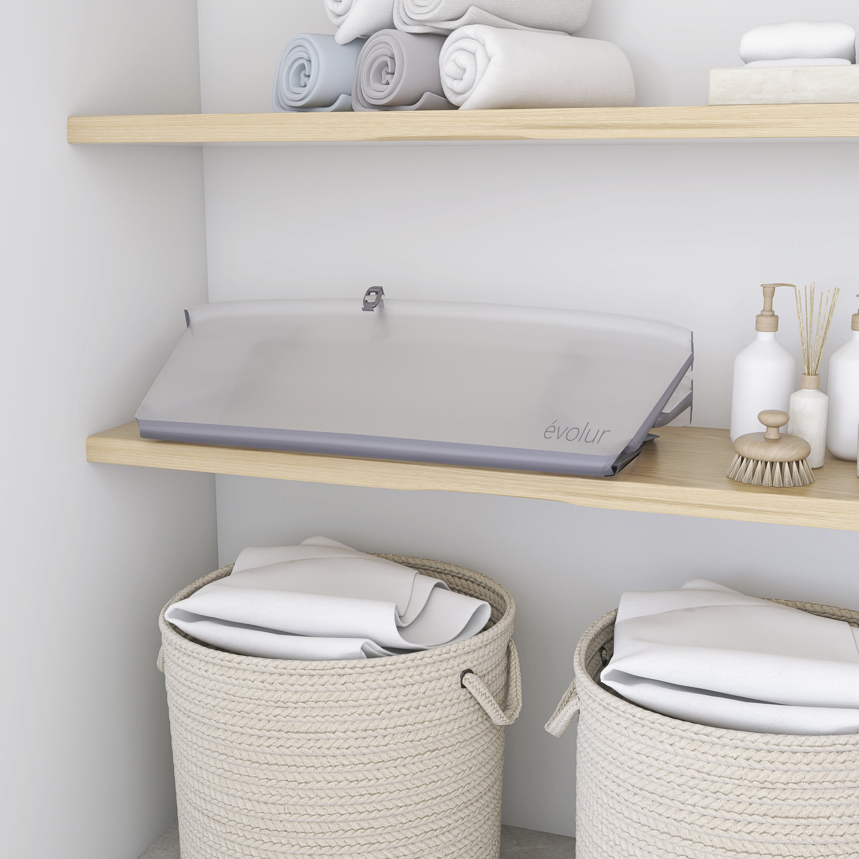 Evolur Supple Baby Spa Bath Tub, White