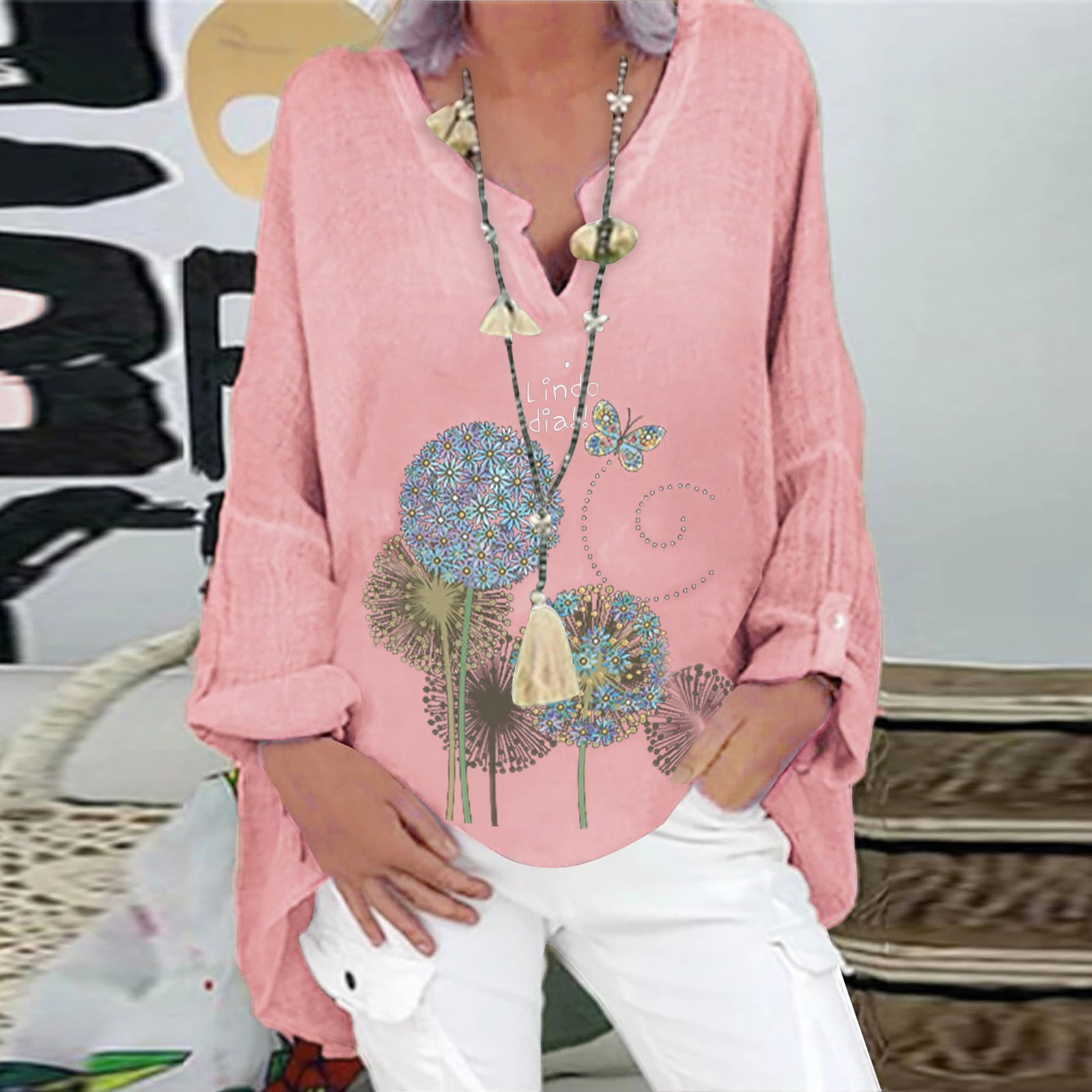 walmart plus size tops women's