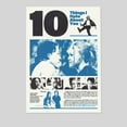 thumbnail image 4 of 10 Things I Hate About You Poster Vintage Movie Posters Posters for Room Aesthetic Posters Size 24''x36'' - Kiloa, 4 of 5