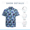 thumbnail image 7 of High Quality Hawaiian Shirts for Men Short Sleeve Aloha Beach Shirt Floral Summer Casual Button Down Shirts Blouses P2BXKH, 7 of 7