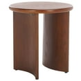 thumbnail image 6 of Safavieh Alanka Traditional Wood Round End Table, Walnut, 6 of 9