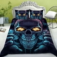 thumbnail image 2 of 3D Design Bedding Suit Duvet Cover Anime Elment Pillowcase Delicate Bedset As Gift for Kids Teenager, 2 of 6